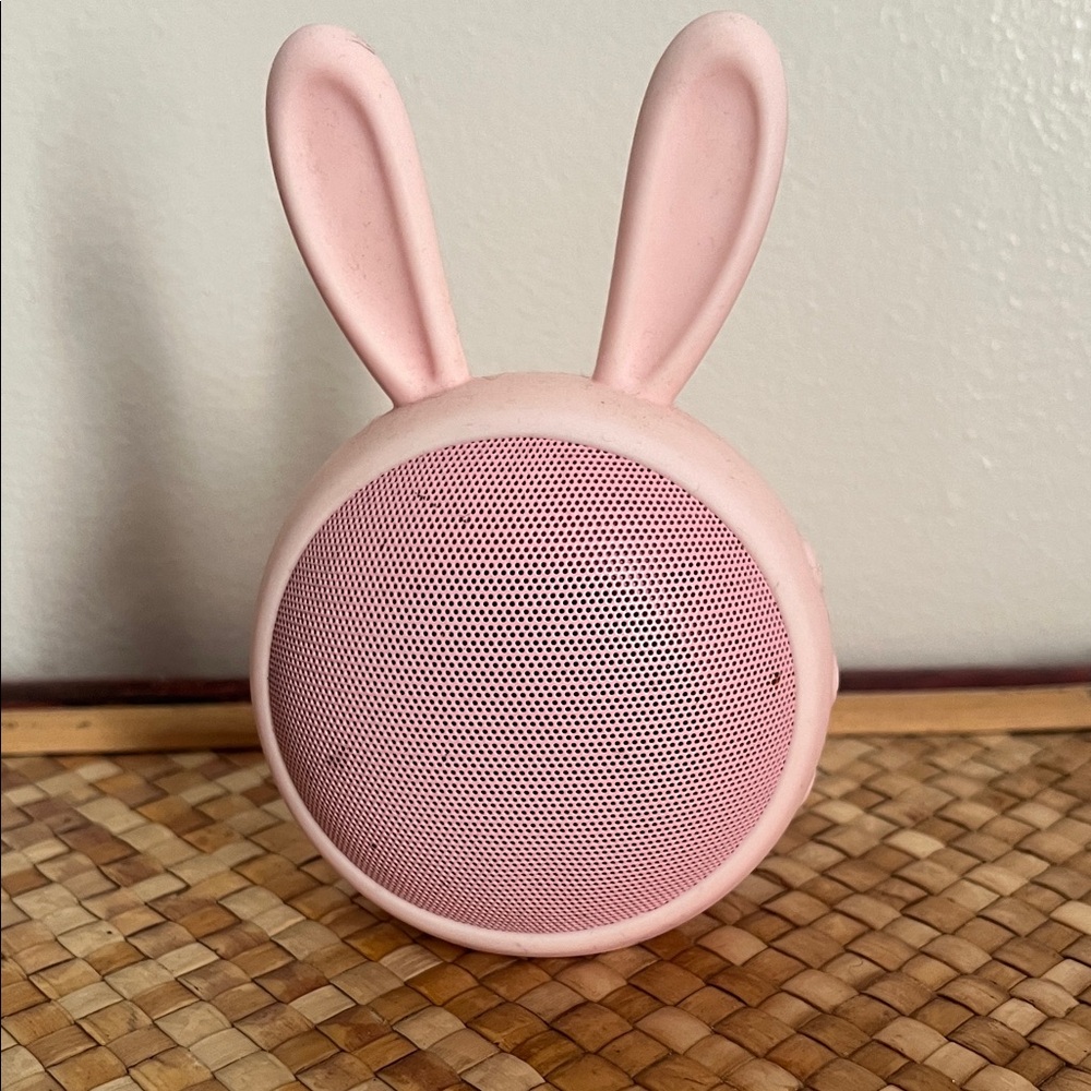 Cute Pink Bunny Bluetooth Speaker